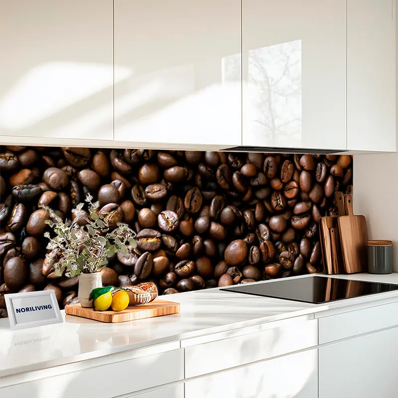 Fliesenspiegel Alu Helle Plastik-Küchenutensilien mit Holzgriff 146